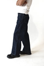 Straight Loose Fit Indigo Selvedge Denim Pants