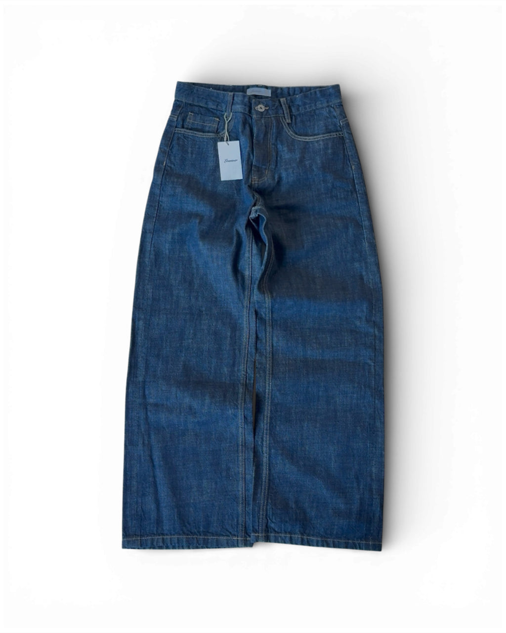 Straight Loose Fit Indigo Selvedge Denim Pants